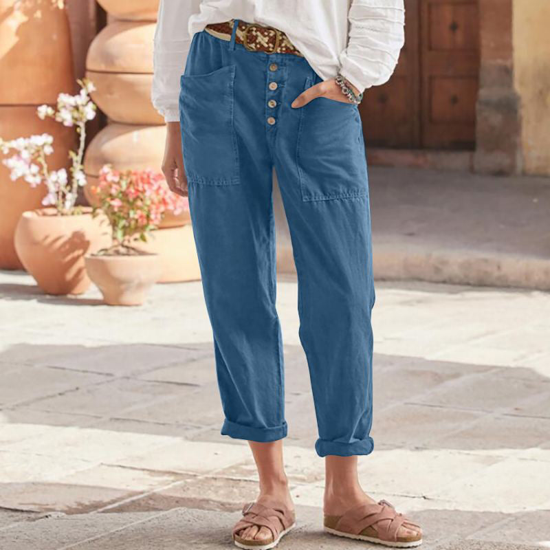 Cotton pants "Lazy Sunday" – Chic & casual