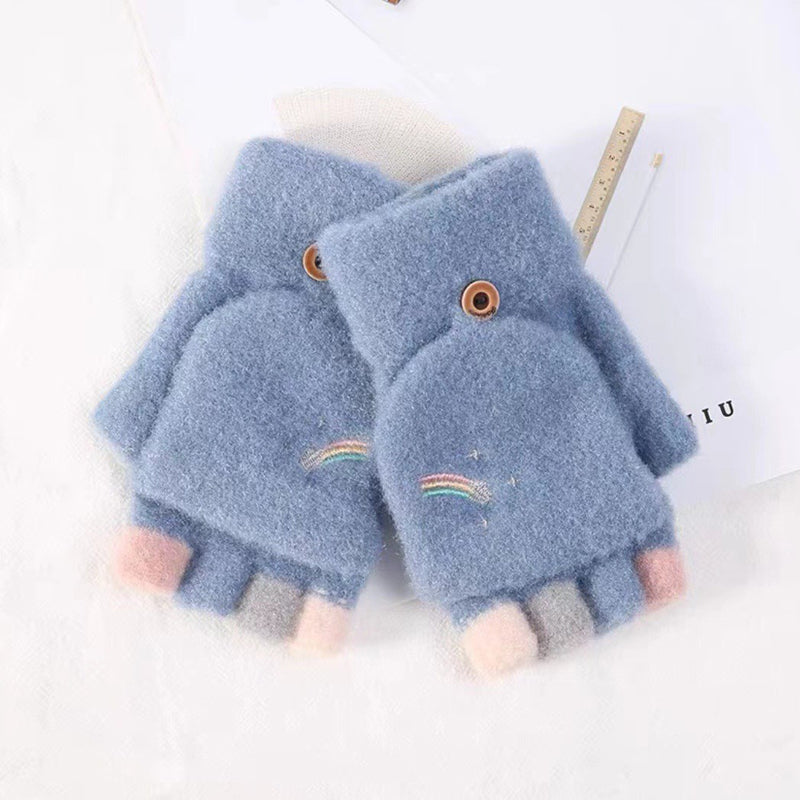 Knitted gloves "Morning Coffee" – Classic & warm