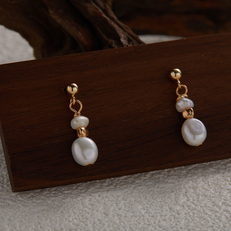 Retro Silver Daisy Earrings