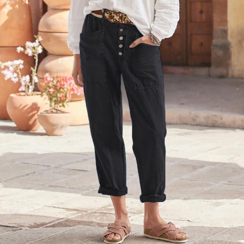 Cotton pants "Lazy Sunday" – Chic & casual