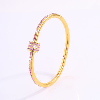 Tessandra Virelli Bracelet Green | Gold 16k