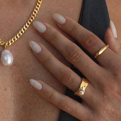 Gold-Plated Daisy Ring