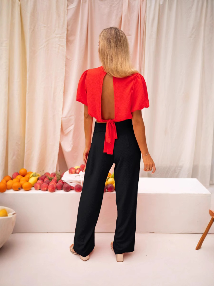 Silk blouse "Garden Party" – Elegant & refined