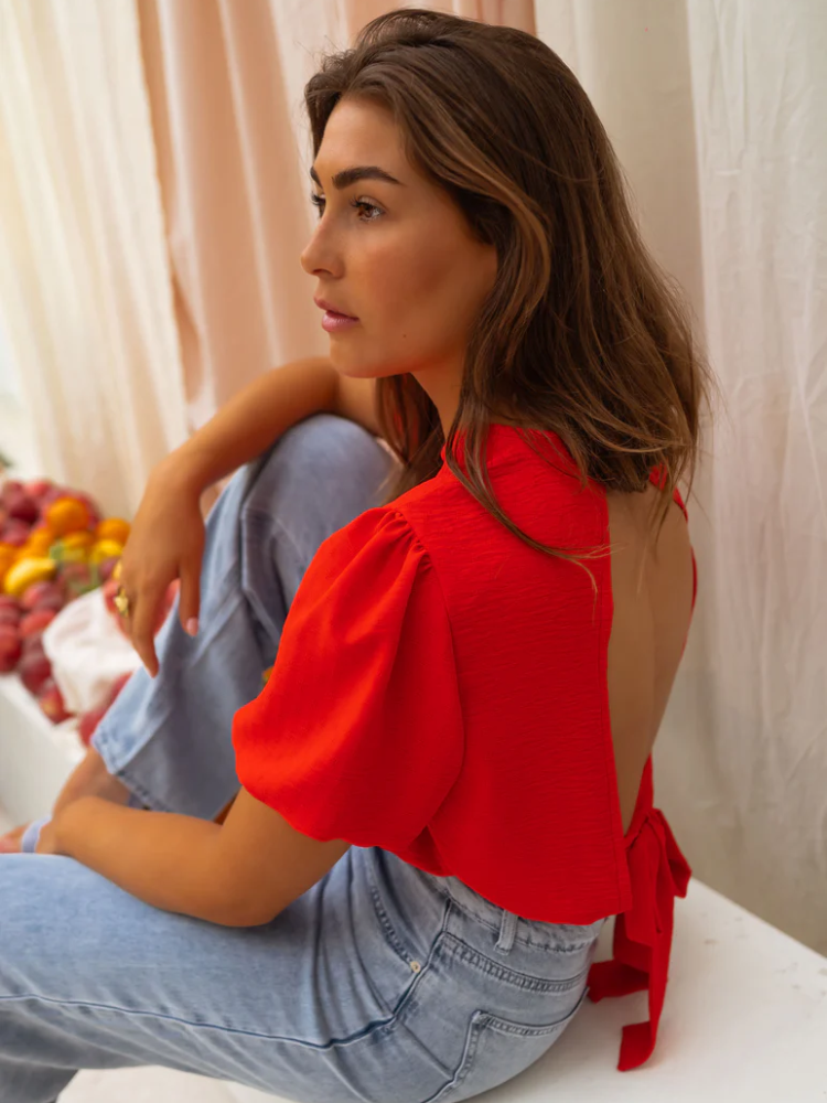 Silk blouse "Garden Party" – Elegant & refined