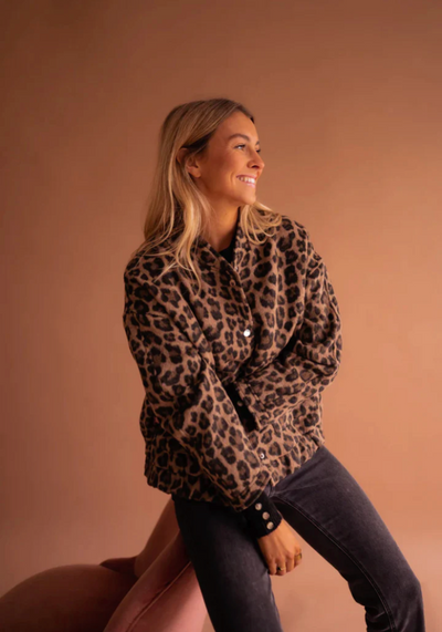 Leather bomber jacket "Cocktail Hour" – Chic & casual