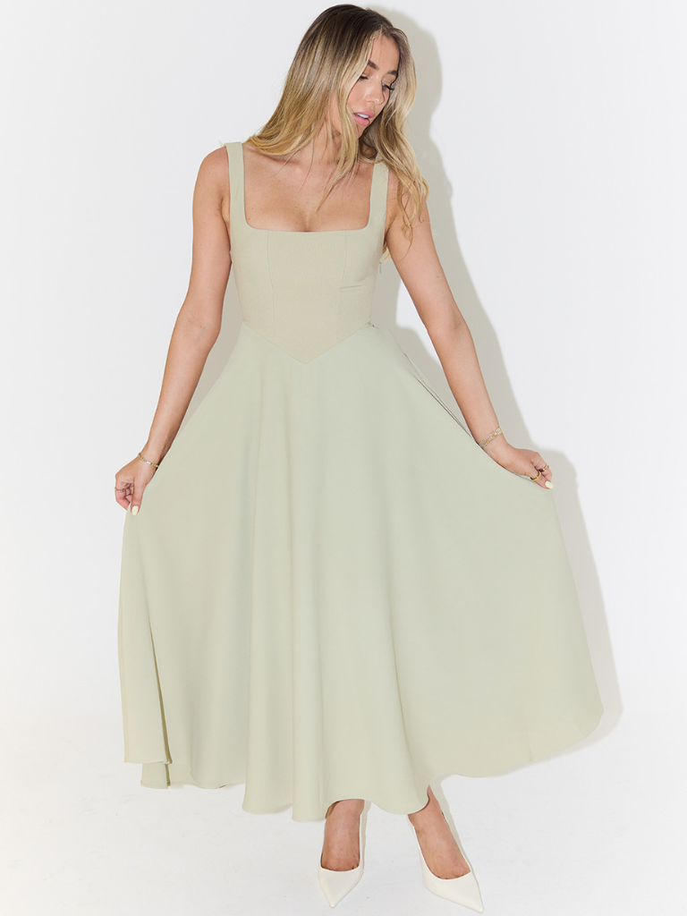 Silk dress "Garden Party" – Fresh & feminine