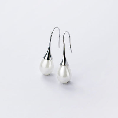 Elegant pearl drop earrings "Romantic Dinner" – Timeless & chic