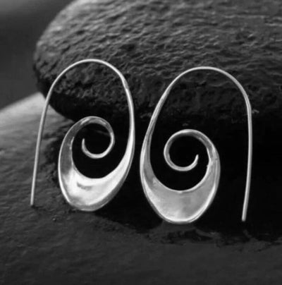 Gold Spiral Boho Earrings "Weekend Getaway" – Carefree & beautiful