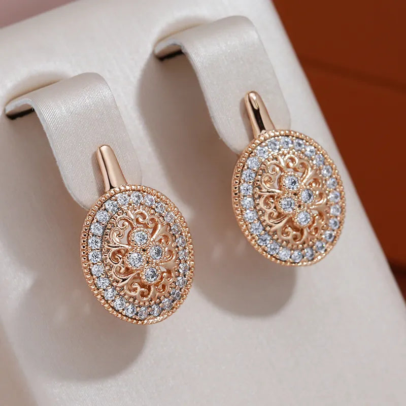 Elegant Bright Rounded Earrings "Cocktail Hour" – Joyful & polished