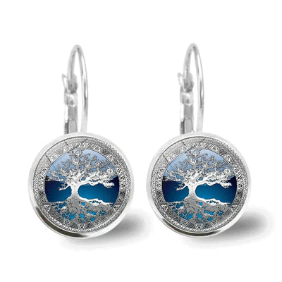 Silver Tree of Life Earrings "Cocktail Hour" – Elegant & refined