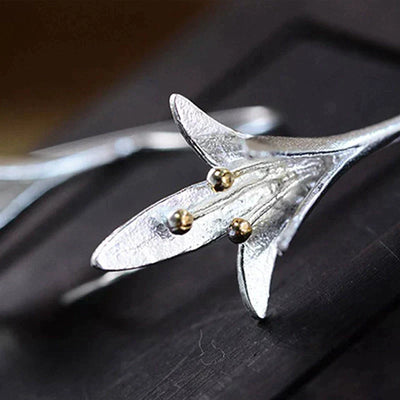 Silver Flower Earrings "Garden Party" – Elegant & refined
