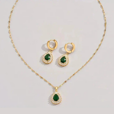 Timeless Green Elegance Jewelry Collection