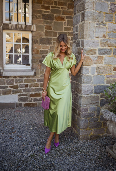 Silk dress "Garden Party" – Elegant & refined