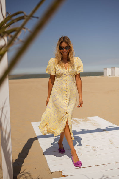 Silk dress "Sunset Soirée" – Elegant & refined