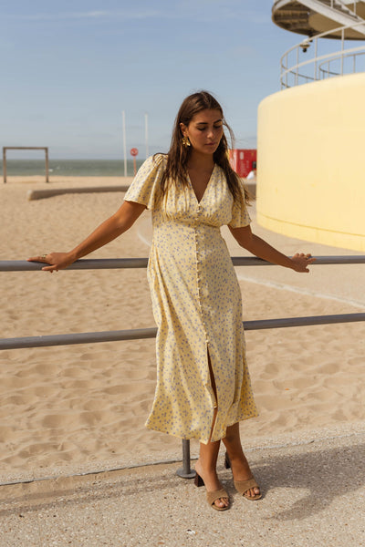 Silk dress "Sunset Soirée" – Elegant & refined