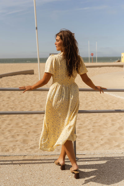 Silk dress "Sunset Soirée" – Elegant & refined