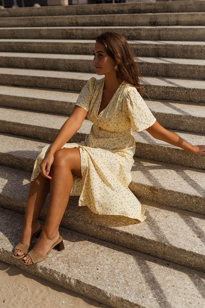 Silk dress "Sunset Soirée" – Elegant & refined