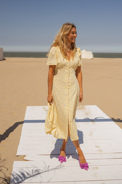 Silk dress "Sunset Soirée" – Elegant & refined