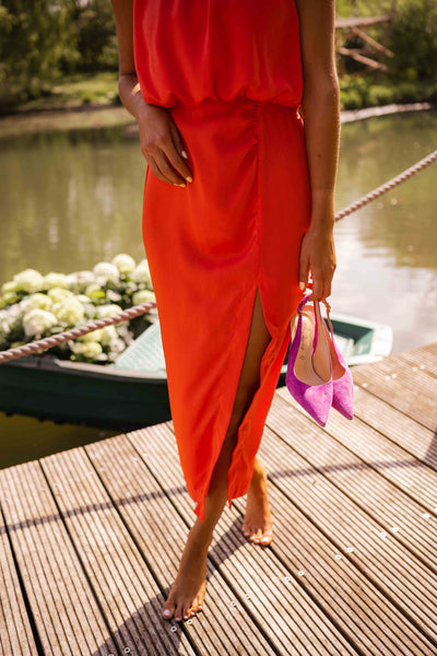 Silk dress "Garden Party" – Fresh & feminine