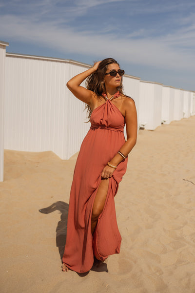 Silk dress "Garden Party" – Elegant & refined