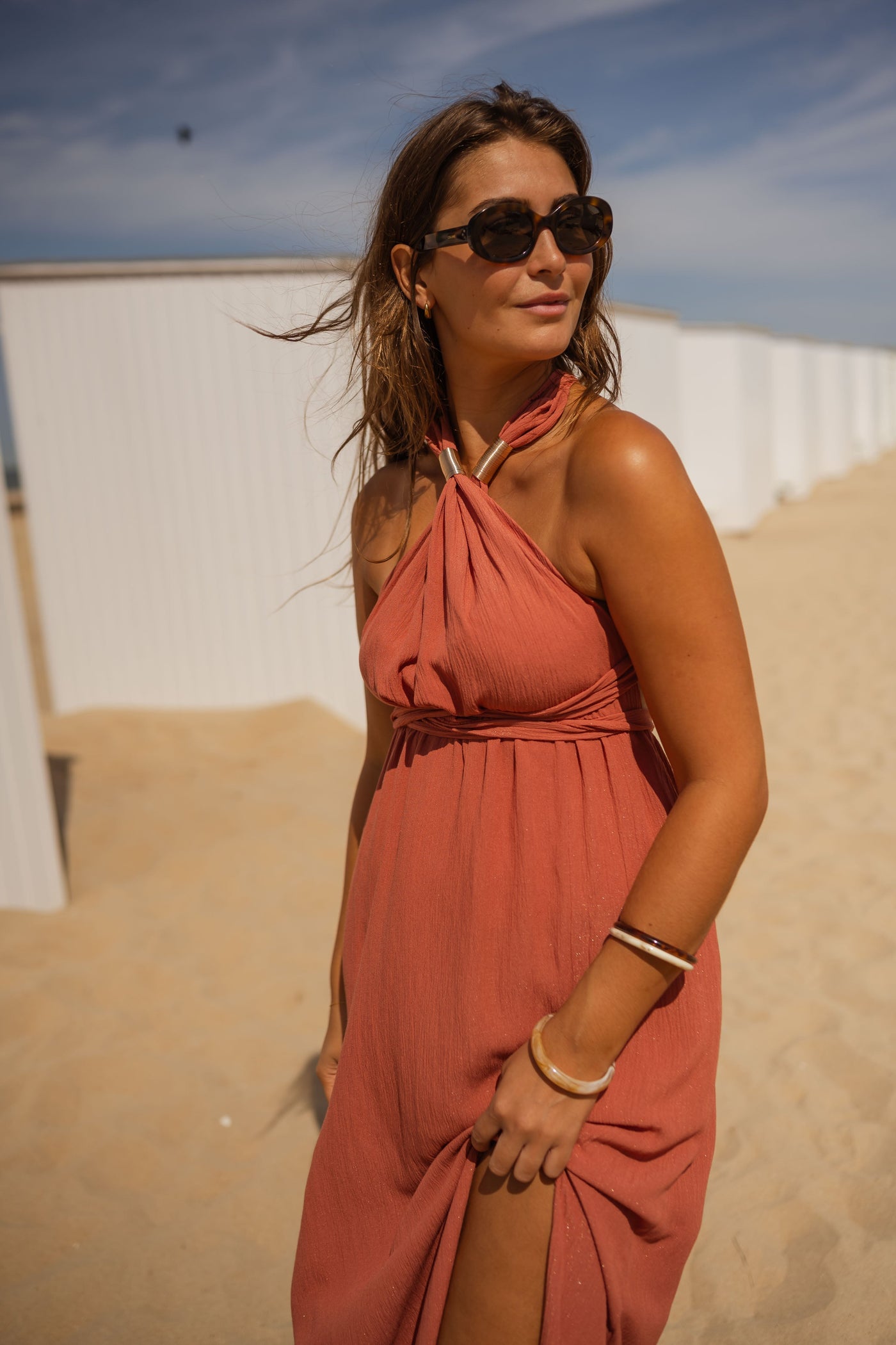 Silk dress "Garden Party" – Elegant & refined