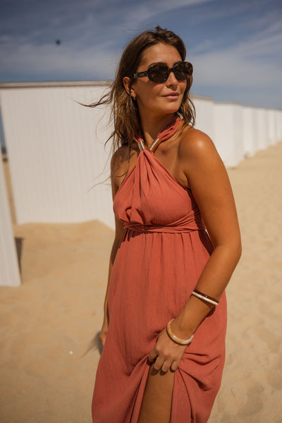 Silk dress "Garden Party" – Elegant & refined
