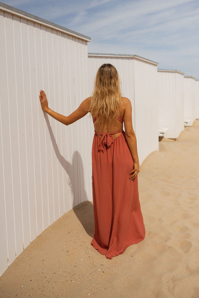 Silk dress "Garden Party" – Elegant & refined