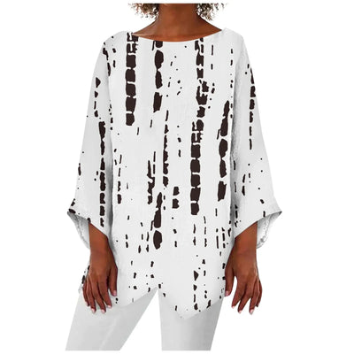 Linen top "Garden Party" – Soft & sophisticated