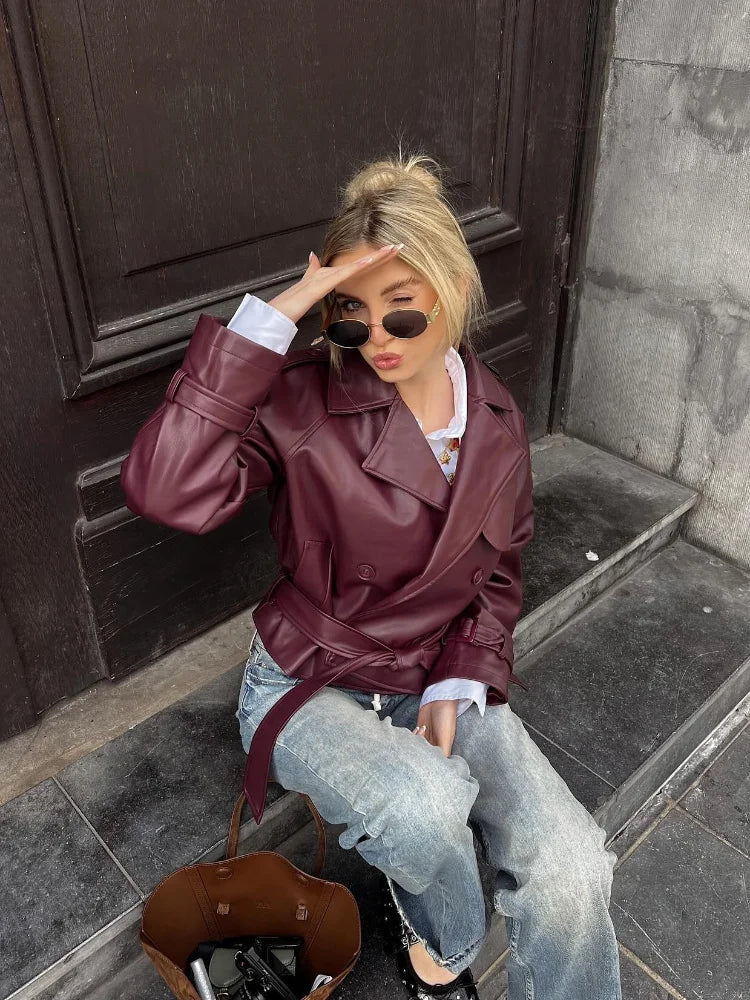 Leather jacket "City Rooftop" – Timeless & chic
