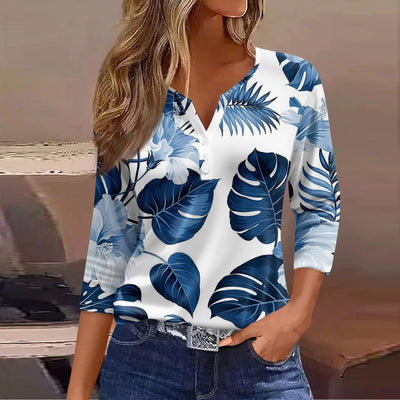 Silk top "Garden Party" – Soft & sophisticated
