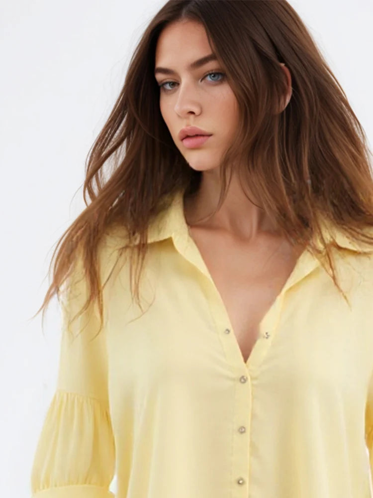 Thin knitted shirt "Garden Party" – Fresh & feminine