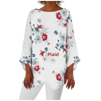 Linen top "Garden Party" – Soft & sophisticated