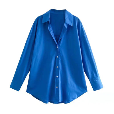 Multicoloured button-up shirt "Friends Catch-Up" – Chic & casual