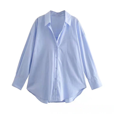 Multicoloured button-up shirt "Friends Catch-Up" – Chic & casual