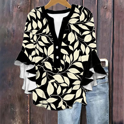 Silk top "Garden Party" – Fresh & feminine
