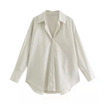 Multicoloured button-up shirt "Friends Catch-Up" – Chic & casual