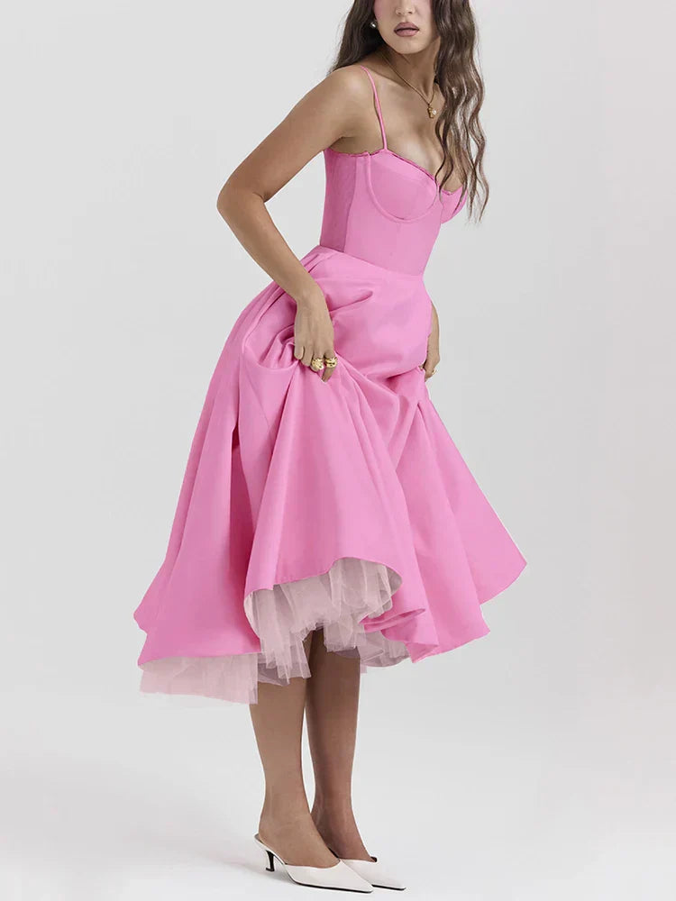 Silk dress "Garden Party" – Timeless & chic