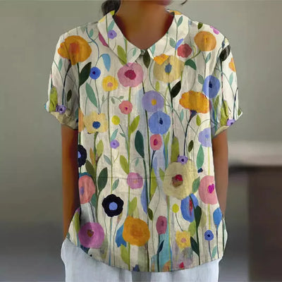 Silk dress "Family BBQ" – Elegant & refined