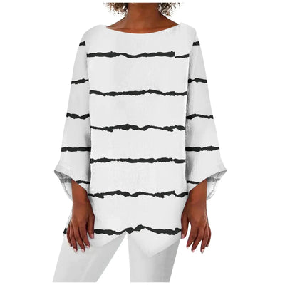 Linen top "Garden Party" – Soft & sophisticated