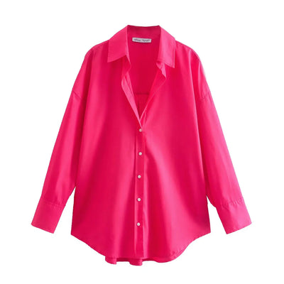 Multicoloured button-up shirt "Friends Catch-Up" – Chic & casual