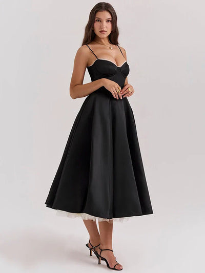 Silk dress "Garden Party" – Timeless & chic