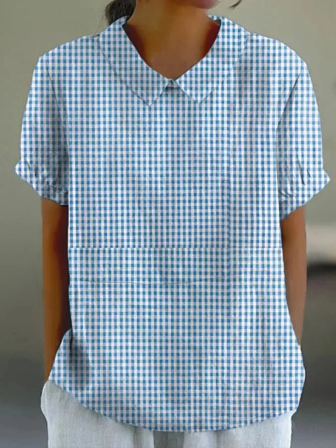 Silk dress "Family BBQ" – Elegant & refined