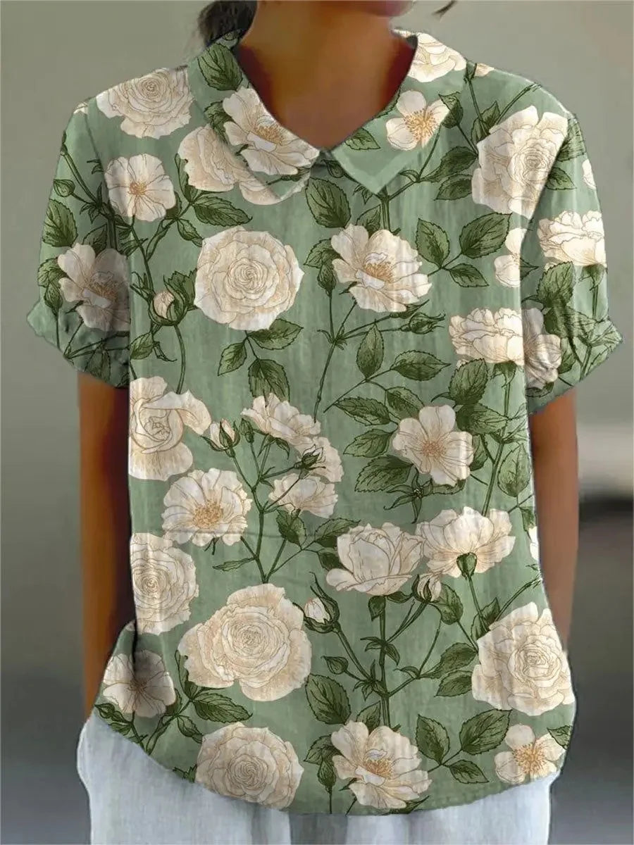 Silk dress "Family BBQ" – Elegant & refined