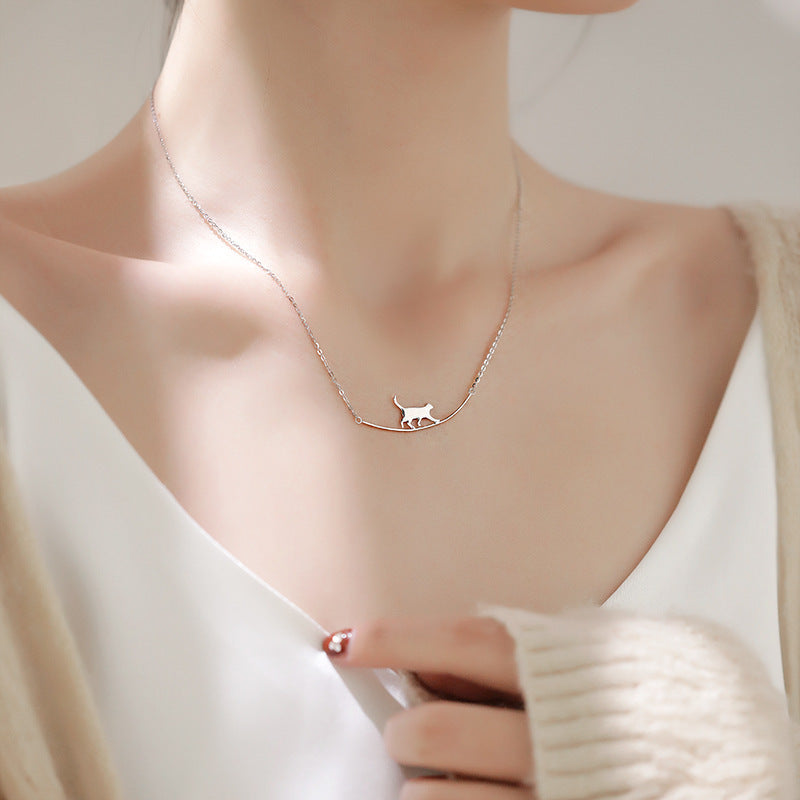 Silver necklace "Sunday Picnic" – Charming & playful