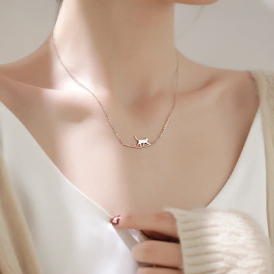 Silver necklace "Sunday Picnic" – Charming & playful