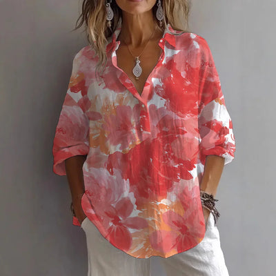 Silk blouse "Garden Party" – Elegant & refined