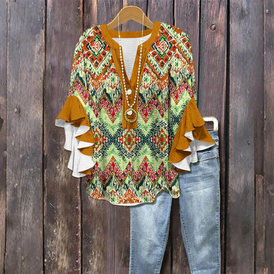 Silk blouse "Garden Party" – Soft & sophisticated