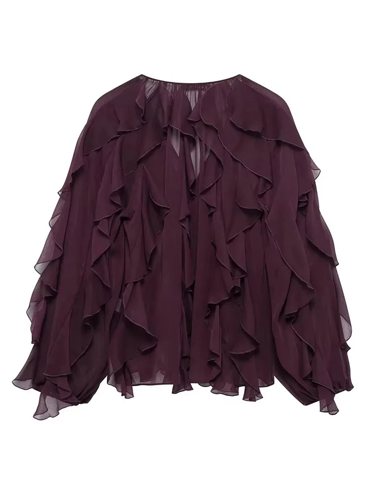 Sheer blouse "Sunday Picnic" – Fresh & feminine