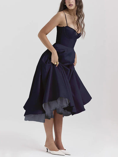Silk dress "Garden Party" – Timeless & chic