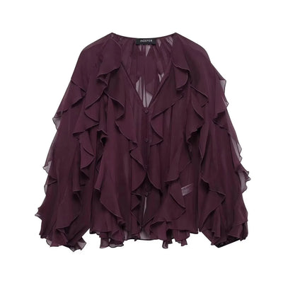 Sheer blouse "Sunday Picnic" – Fresh & feminine